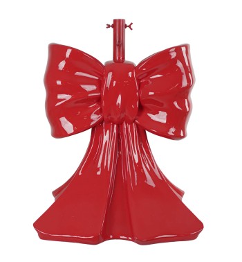 Base per Albero di Natale a Forma di Fiocco in Resina H.66 cm 4 Colori