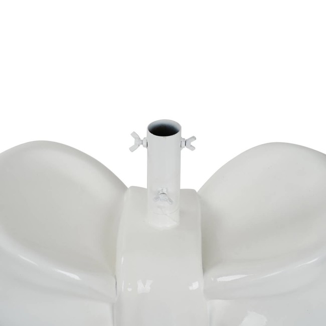 Base per Albero di Natale a Forma di Fiocco in Resina H.66 cm 4 Colori