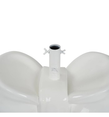 Base per Albero di Natale a Forma di Fiocco in Resina H.66 cm 4 Colori