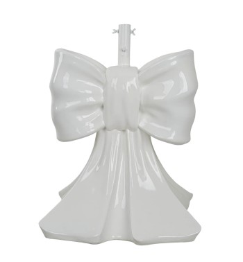 Base per Albero di Natale a Forma di Fiocco in Resina H.66 cm 4 Colori