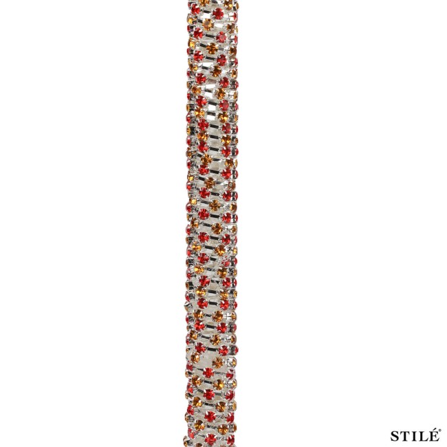 Bastoncini Natalizi Decorativi in Vetro con Pietre H.20 cm 2 Modelli