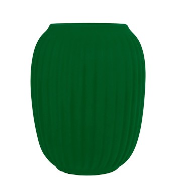 Vaso in Ceramica Rivestito in Velluto H.26 cm 3 Colori