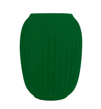 Vaso in Ceramica Rivestito in Velluto H.20 cm 3 Colori