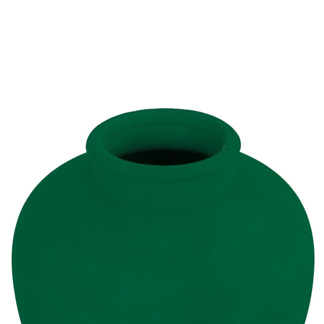 Vaso in Ceramica Rivestito in Velluto H.25 cm 3 Colori