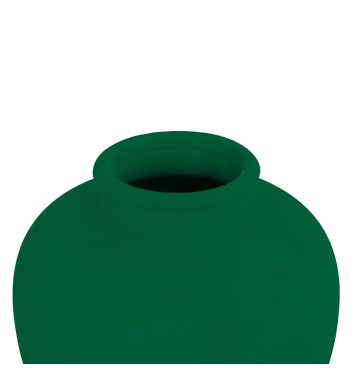 Vaso in Ceramica Rivestito in Velluto H.25 cm 3 Colori