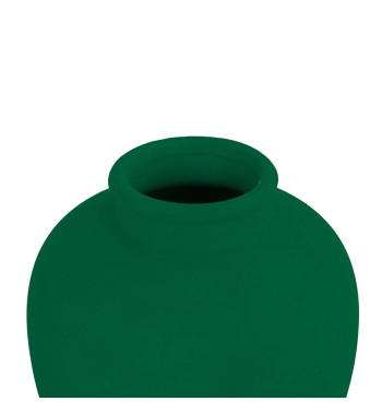 Vaso in Ceramica Rivestito in Velluto H.20 cm 3 Colori