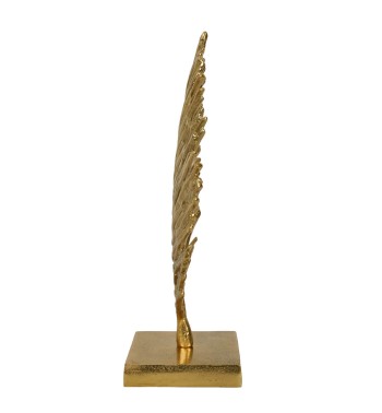 Foglia Decorativa Oro con Base in Alluminio 2 Misure