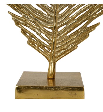 Foglia Decorativa Oro con Base in Alluminio 2 Misure