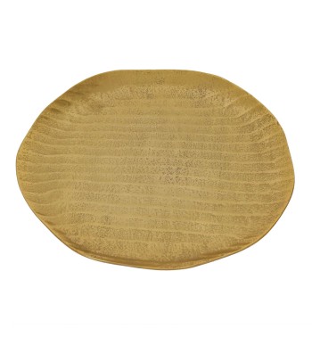 Piatto Decorativo Oro in Alluminio 2 Misure