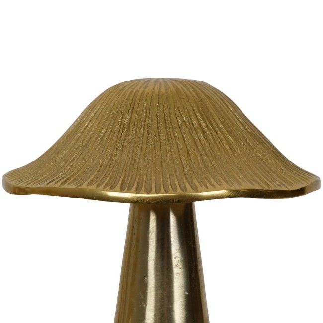 Fungo Decorativo Oro in Alluminio 2 Misure