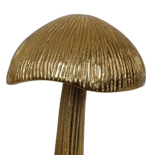 Fungo Decorativo Oro in Alluminio 2 Misure