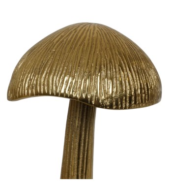 Fungo Decorativo Oro in Alluminio 2 Misure