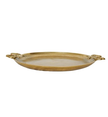 Vassoio Oro con Manici in Alluminio 35 cm