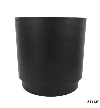 Vaso Nero in Alluminio 2 Misure
