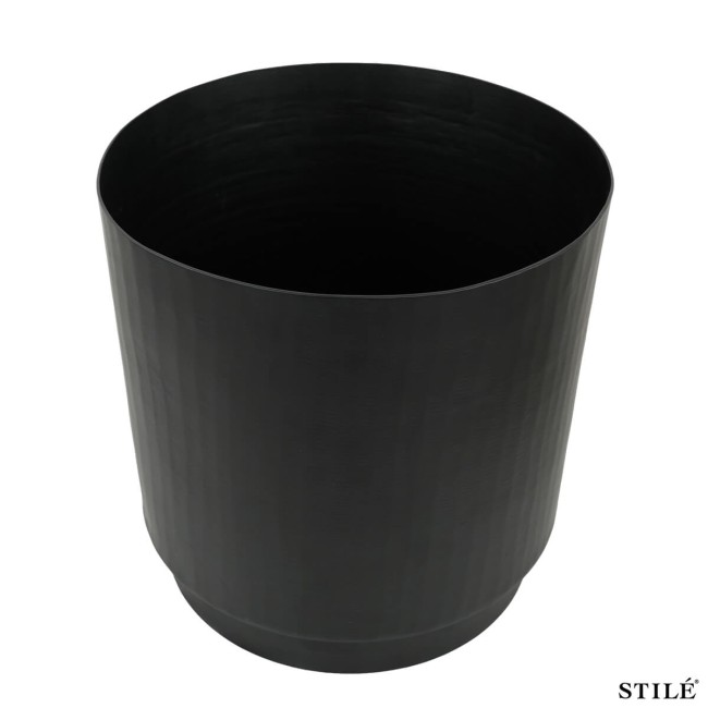 Vaso Nero in Alluminio 2 Misure