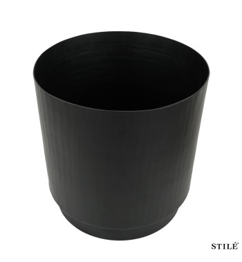 Vaso Nero in Alluminio 2 Misure