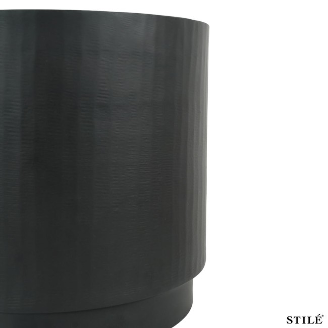 Vaso Nero in Alluminio 2 Misure