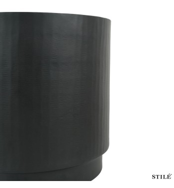 Vaso Nero in Alluminio 2 Misure
