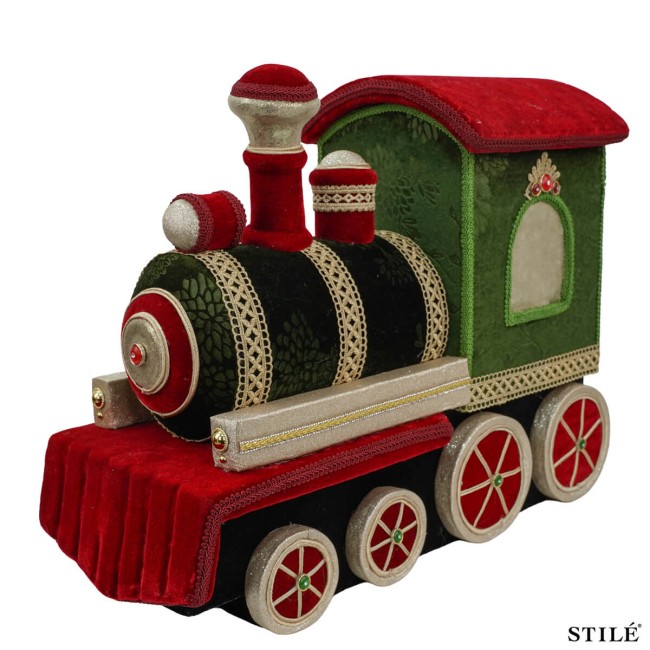 Trenino Natalizio Decorativo L.141 cm