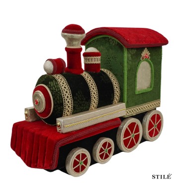 Trenino Natalizio Decorativo L.141 cm