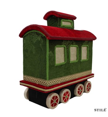 Trenino Natalizio Decorativo L.141 cm