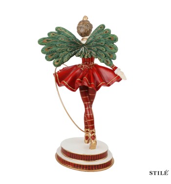 Artista Circense Decorativa in Resina H.25,6 cm