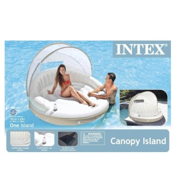 Materassino Isola Galleggiante con Parasole - Intex 58292