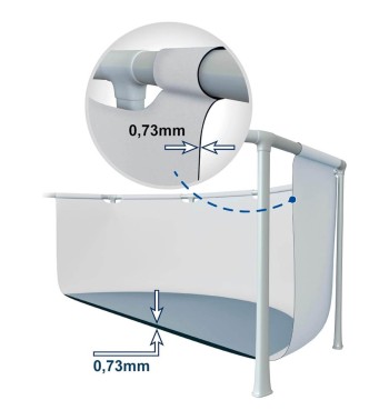 Piscina Ultra XTR Frame 975×488×132 cm - Intex 26374