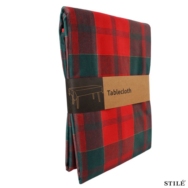 Tovaglia Natalizia Fantasia Tartan 2 Misure