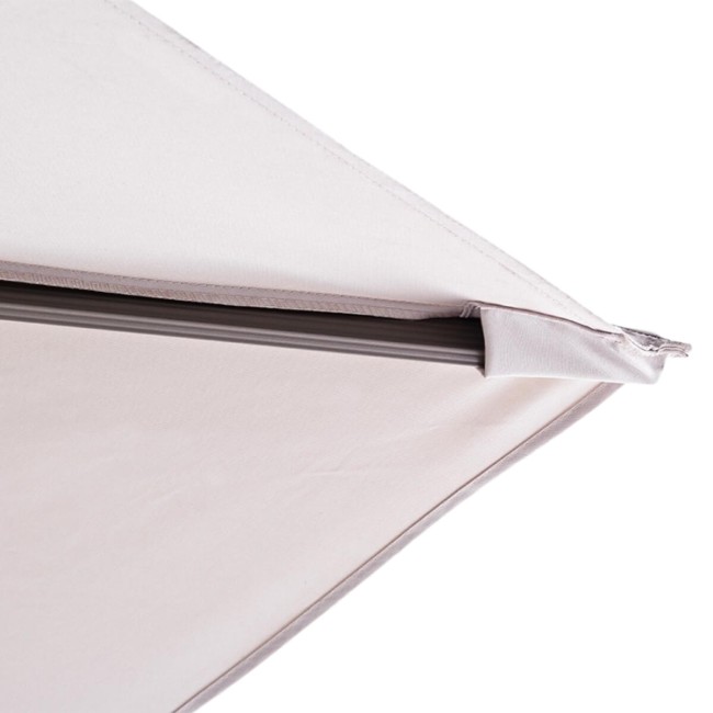 Ombrellone Decentrato da Giardino in Alluminio 3x4 mt Tortora | Alba