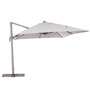 Ombrellone Decentrato da Giardino in Alluminio 3x4 mt Tortora | Alba
