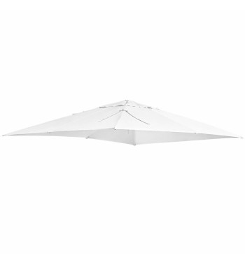Telo di Copertura per Ombrellone Alba 3x4 m Bianco