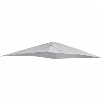 Telo di Copertura Ombrellone Alba 3x4 m Grigio