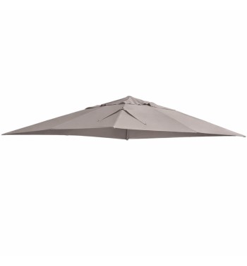 Telo di Copertura per Ombrellone Alba 3x3 m Tortora