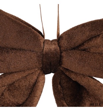 Fiocco Natalizio in Velluto 12 cm Vari Colori