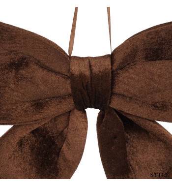 Fiocco Natalizio in Velluto 25 cm Vari Colori