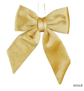 Fiocco Natalizio in Velluto 25 cm Vari Colori