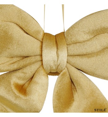 Fiocco Natalizio in Velluto 25 cm Vari Colori