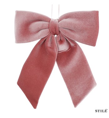 Fiocco Natalizio in Velluto 50 cm Vari Colori