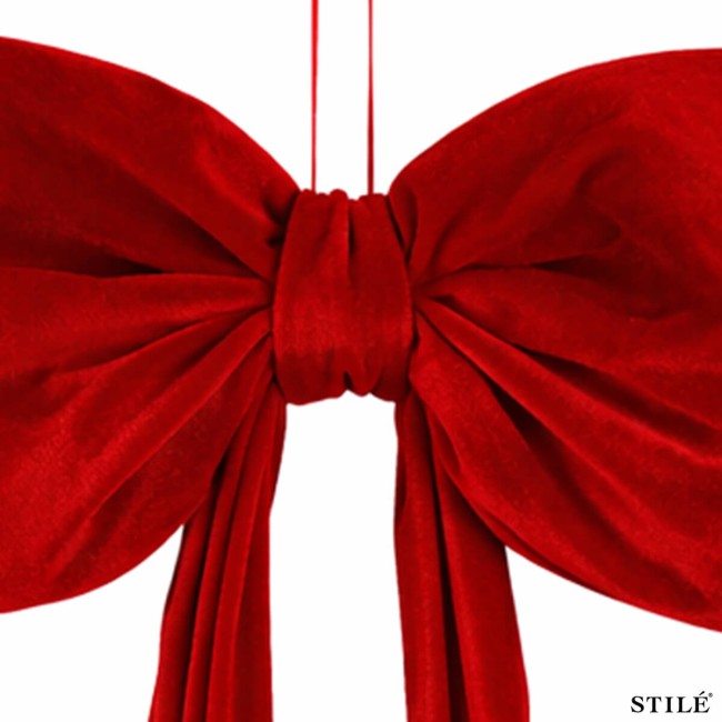 Fiocco Natalizio in Velluto 150 cm Vari Colori