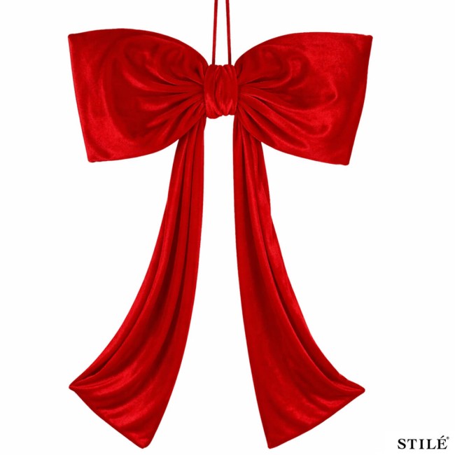 Fiocco Natalizio in Velluto 150 cm Vari Colori