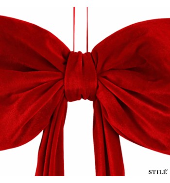 Fiocco Natalizio in Velluto 270 cm 4 Colori