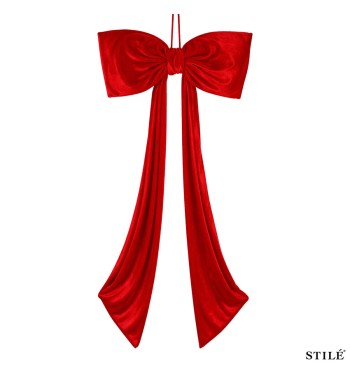 Fiocco Natalizio in Velluto 270 cm 4 Colori