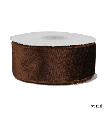 Nastro Natalizio in Velluto 4 cm x 9 m 12 Colori
