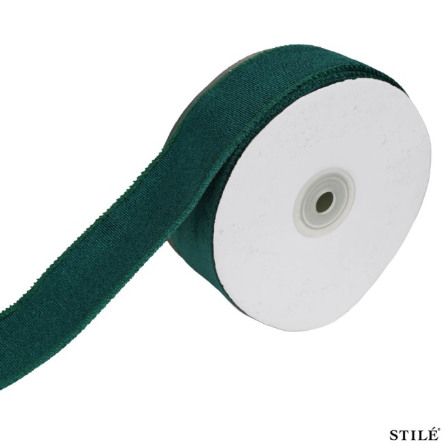 Nastro Natalizio in Velluto 4 cm x 9 m 12 Colori