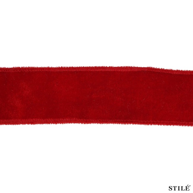 Nastro Natalizio in Velluto 6 cm x 9 m 12 Colori