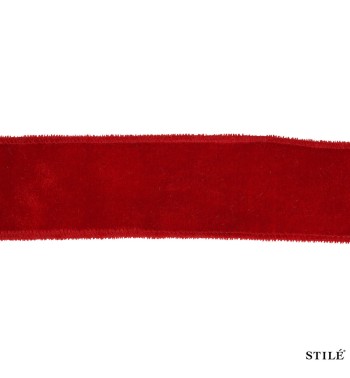 Nastro Natalizio in Velluto 6 cm x 9 m 12 Colori