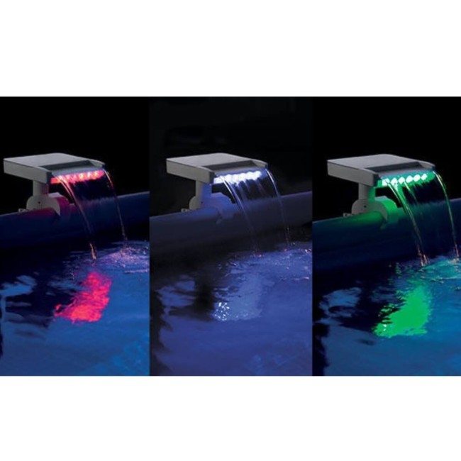 Cascata con Luci Led Multicolore per Piscine - Intex 28090