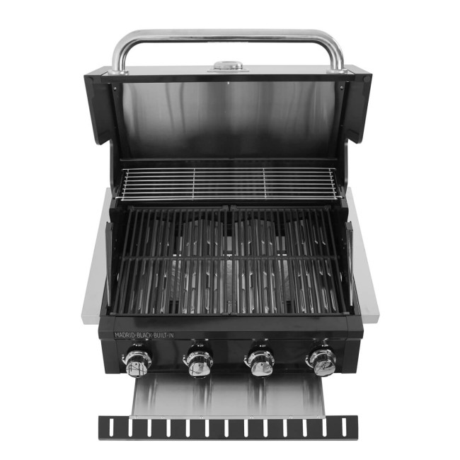 Barbecue a Gas da Incasso 4 Bruciatori - Madrid Built-In Black