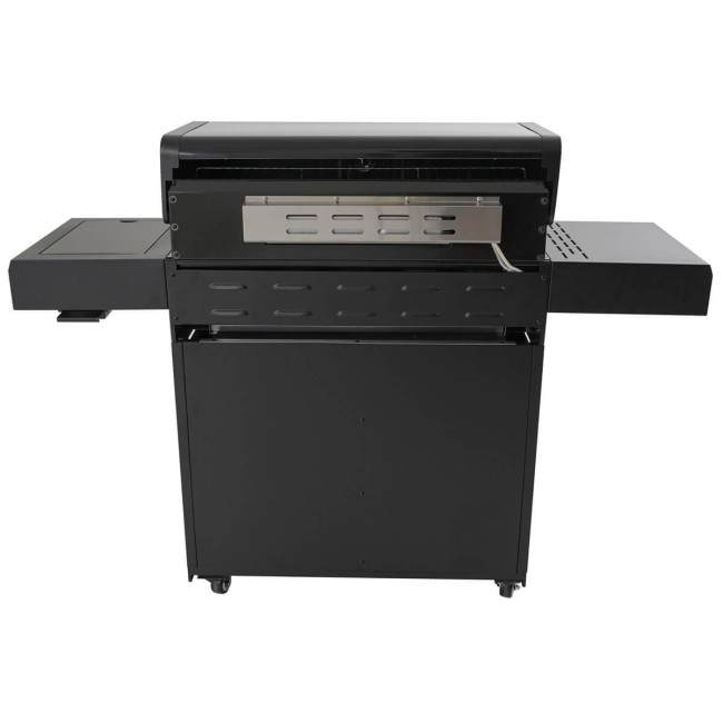Barbecue a Gas 5 Fuochi con Fornello Laterale - Lisbona Black